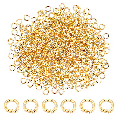 600Pcs 304 Stainless Steel Open Jump Rings STAS-GA0001-61-1