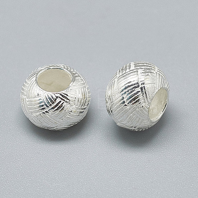 925 Sterling Silver European Beads STER-T002-282S-1