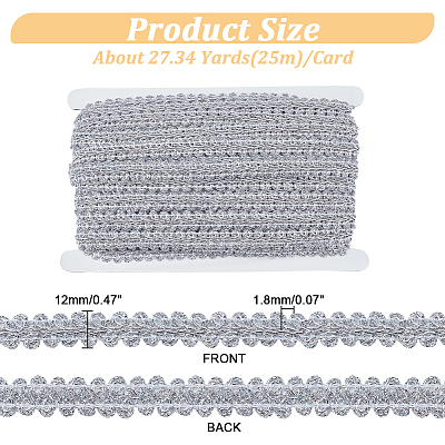   25M Polyester Braided Lace Trim OCOR-PH0003-86B-01-1