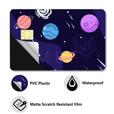 PVC Plastic Waterproof Card Stickers DIY-WH0432-051-1