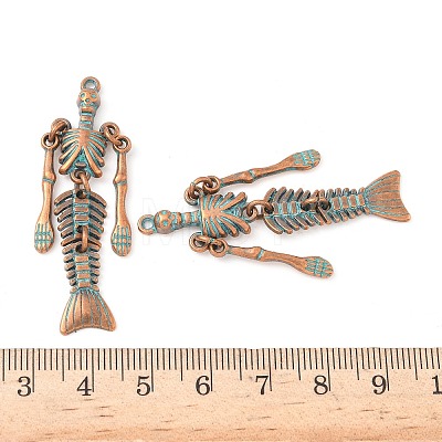 Alloy Pendants PALLOY-D313-01O-1
