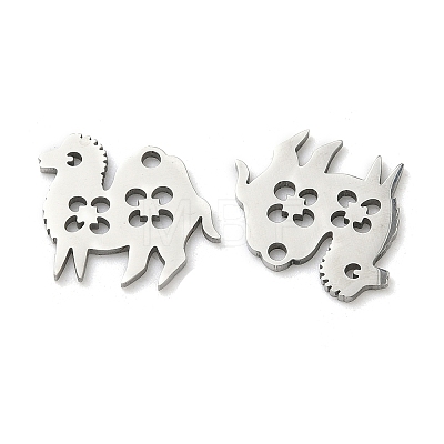 201 Stainless Steel Pendants STAS-F337-04P-1