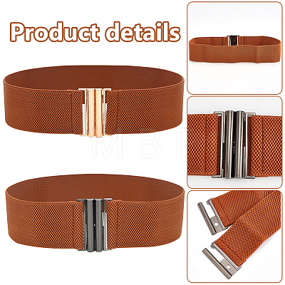 WADORN 2Pcs 2 Colors Polyester Elastic Corset Belts AJEW-WR0002-20A-1