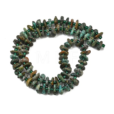 Natural African Turquoise(Jasper) Beads Strands GG-CBA3A44-B11-01-1