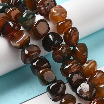Natural Agate Beads Strands G-H295-B01-14-1