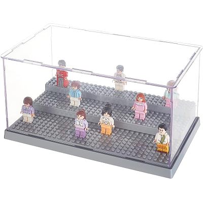 3-Tier Acrylic Minifigure Display Cases ODIS-WH0027-049-1