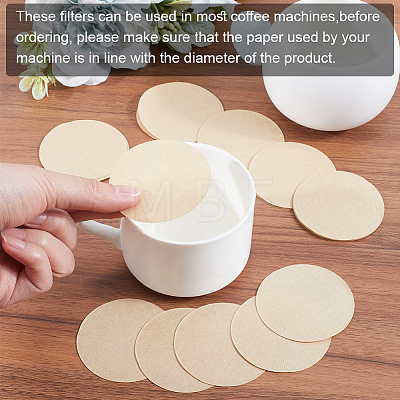 100Pcs Paper Coffee Filters FIND-WH0423-58A-1