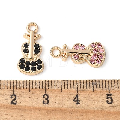 Alloy Rhinestone Pendants PALLOY-E775-06G-1
