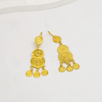 Brass Chandelier Earrings for Women FQ5405-1-1