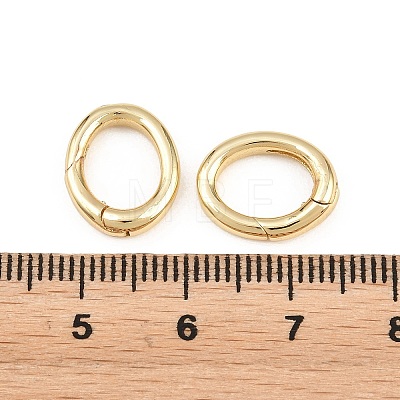 Brass Spring Gate Rings KK-H292-58C-G-1