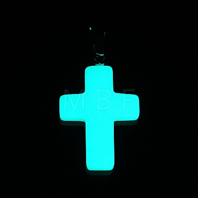 Synthetic Luminous Stone Dyed Pendants G-H308-06P-05-1