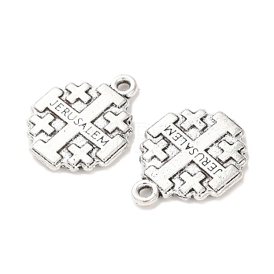 Tibetan Style Alloy Pendants FIND-G105-01AS-1