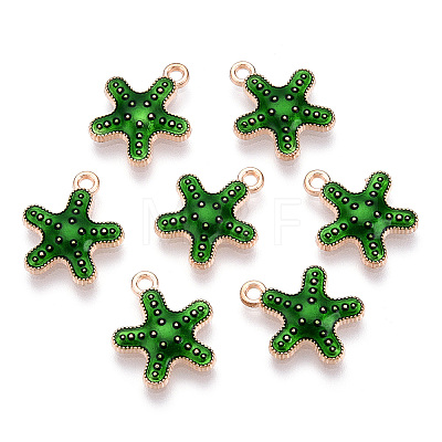 Alloy Enamel Pendants ENAM-CJC0014-02B-1