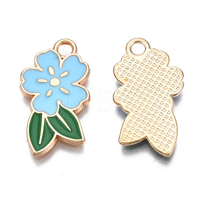 Alloy Enamel Pendants ENAM-Q446-002B-RS-1