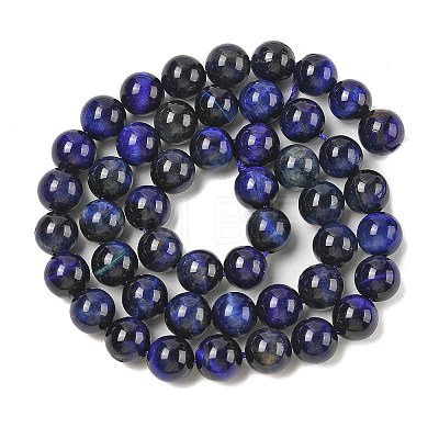 Grade AB Natural Tiger Eye Beads Strands G-B133-A02-8MM-01-1