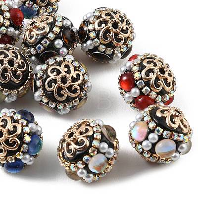 Handmade Polymer Clay Indonesia Beads PY-CBAAA14-10KCG-1