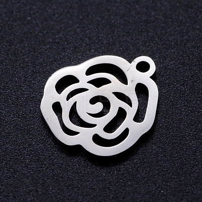 201 Stainless Steel Hollow Charms STAS-Q201-JN293-1-1