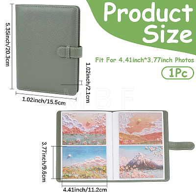 PU Leather Cover Interstitial Album Book AJEW-WH20054-285A-1