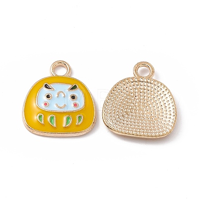 Alloy Enamel Pendants ENAM-H039-04G-A-1