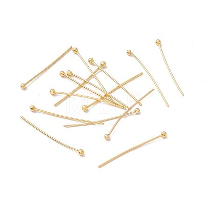 Brass Ball Head Pins KK-WH0058-02B-G01-1
