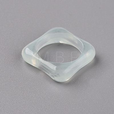 Imitation Jelly Style Resin Finger Rings RJEW-S046-001-C02-1