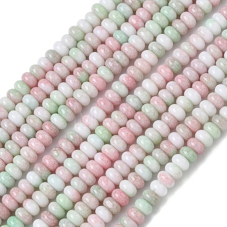 Ombre Effect Dyed Glass Beads Strands GLAA-C043-01A-1