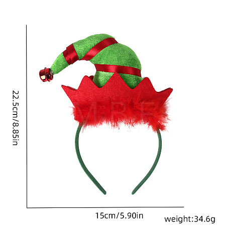 Christmas Plastic Hair Bands PW-WGEA057-01-1