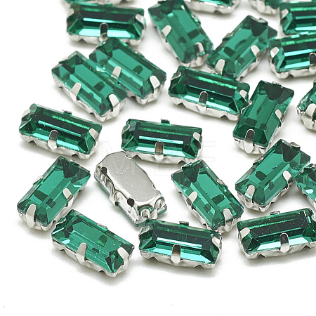 Sew on Rhinestone RGLA-T092-5x10mm-15P-1