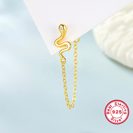925 Silver Sunflower Star Snake Chain Earrings Fashion Luxury Earrings VT7136-5-1