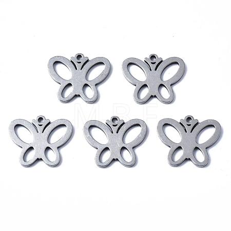 Tarnish Resistant 304 Stainless Steel Charms STAS-N092-26-1
