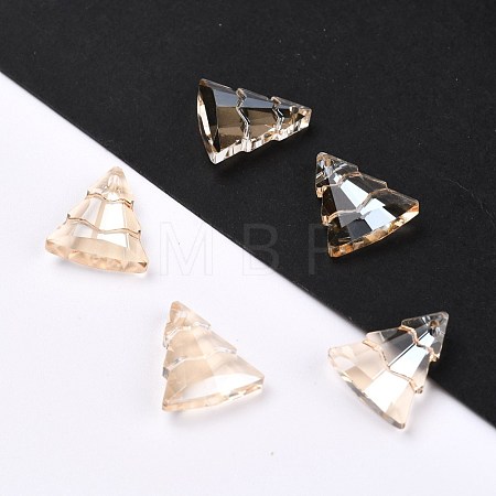 Glass Rhinestone Pendants RGLA-O002-A01-001GS-1