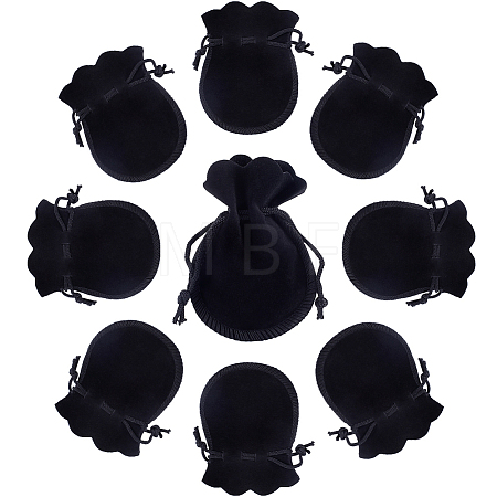 20Pcs Gourd Velvet Drawstring Bags TP-BBC0001-07A-04-1