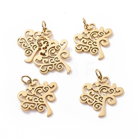 304 Stainless Steel Pendants STAS-S105-T517G-1