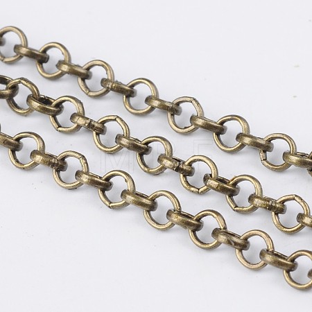 Iron Rolo Chain CH-S078-AB-FF-1