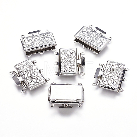 Multi-strand Box Clasps X-KK291-1