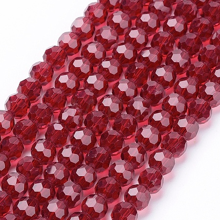 Glass Beads Strands EGLA-J042-6mm-20-1