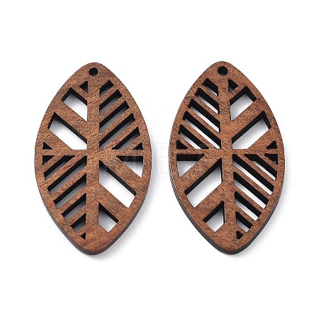 Walnut Wood Laser Cut Pendants X-WOOD-Q051-01A-1