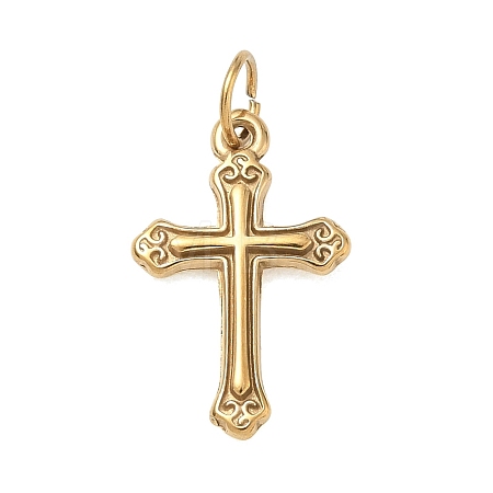 304 Stainless Steel Pendants SA-CBA4D1F-03G-C-1