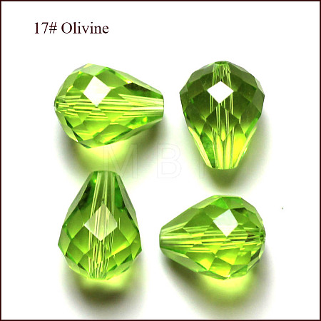 Imitation Austrian Crystal Beads SWAR-F062-8x6mm-17-1