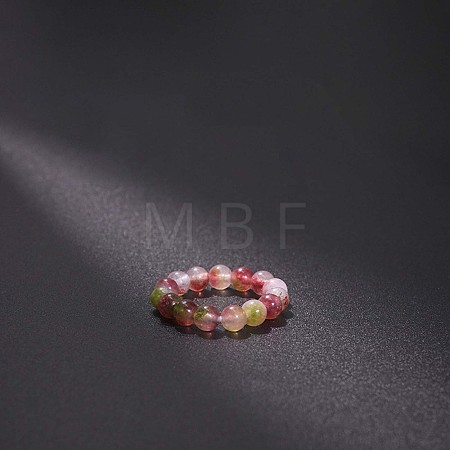 Natural Jade Stretchy Finger Rings FS-WG01730-49-1