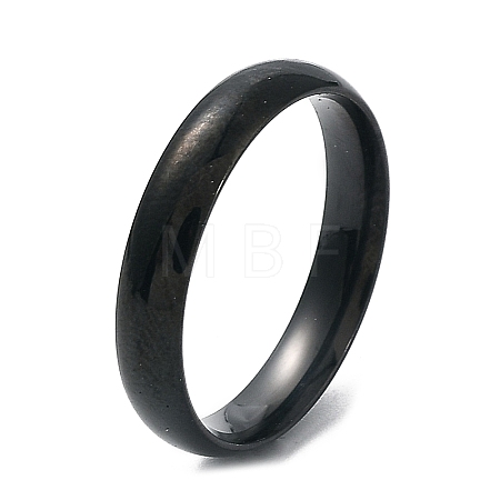 Ion Plating(IP) 304 Stainless Steel Flat Plain Band Rings STAS-I160-C-22mm-B-1
