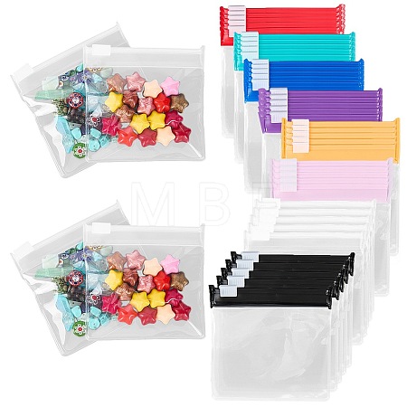 40Pcs 8 Colors EVA Plastic Zip-lock Bags ABAG-SP0001-18B-1