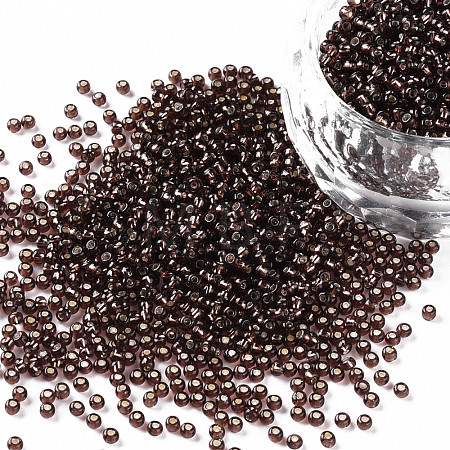 11/0 Grade A Transparent Glass Seed Beads X-SEED-Q007-F58-1