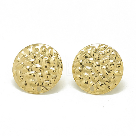304 Stainless Steel Stud Earring Findings STAS-Q225-02G-1