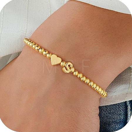 Alloy Beads Stretch Bracelets for Women FS-WG09F24-15-1