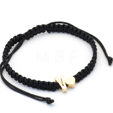 Alloy Beads Braided Bead Bracelets FS-WGADCE6-22-1