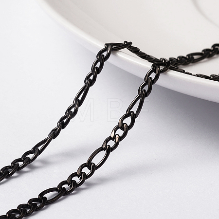 304 Stainless Steel Figaro Chains CHS-H007-30B-1