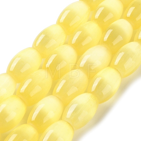 Macaron Color Natural Selenite Beads Strands G-B102-A01-03-1