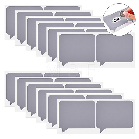 50Pcs Coated Scratch Off Film Password Sticker DIY-TA0015-46B-1