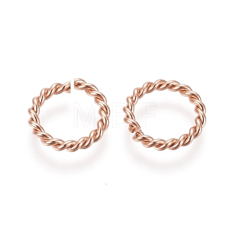 304 Stainless Steel Open Jump Rings STAS-E484-71G-RG-1